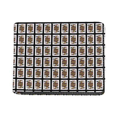 Jack Of Spades Pattern Print Bifold Wallet