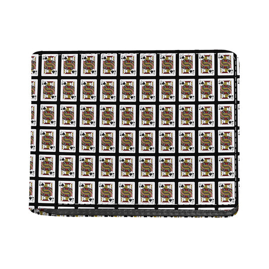Jack Of Spades Pattern Print Bifold Wallet
