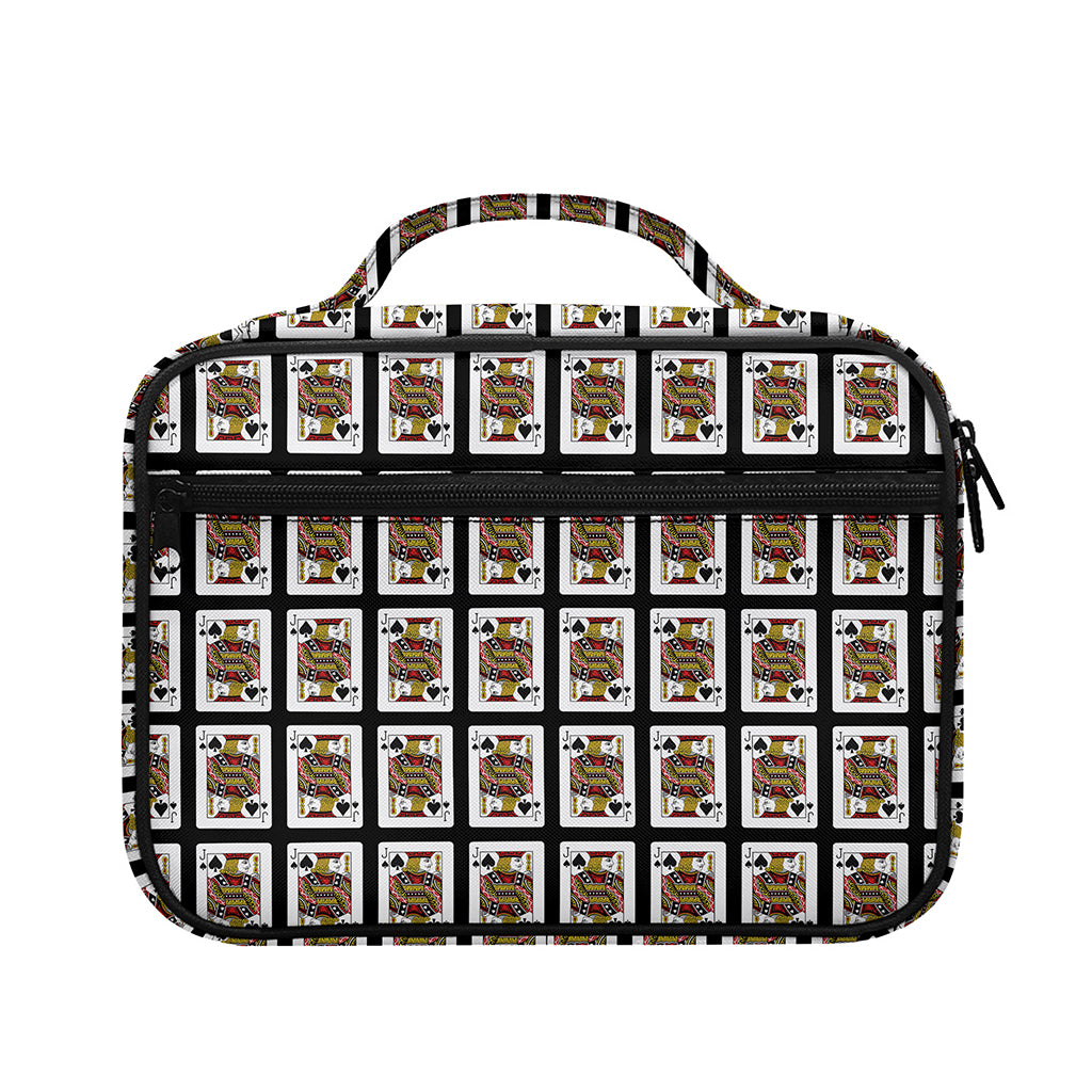 Jack Of Spades Pattern Print Briefcase Bible Bag