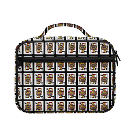 Jack Of Spades Pattern Print Briefcase Bible Bag