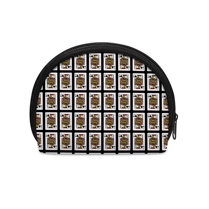 Jack Of Spades Pattern Print Coin Purse