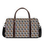 Jack Of Spades Pattern Print Duffle Bag