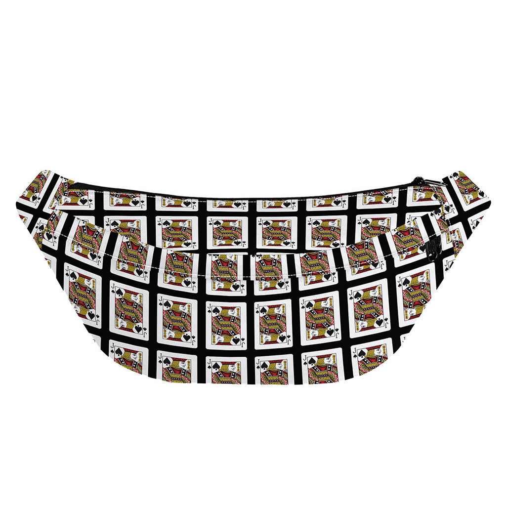 Jack Of Spades Pattern Print Fanny Pack