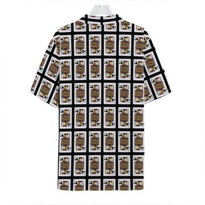 Jack Of Spades Pattern Print Hawaiian Shirt