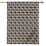 Jack Of Spades Pattern Print House Flag