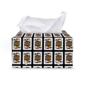 Jack Of Spades Pattern Print Leather Tissue Box Cover