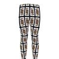 Jack Of Spades Pattern Print Men's Leggings