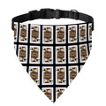 Jack Of Spades Pattern Print Over The Collar Dog Bandana