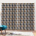 Jack Of Spades Pattern Print Pencil Pleat Curtains