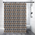 Jack Of Spades Pattern Print Premium Shower Curtain