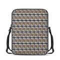 Jack Of Spades Pattern Print Rectangular Crossbody Bag