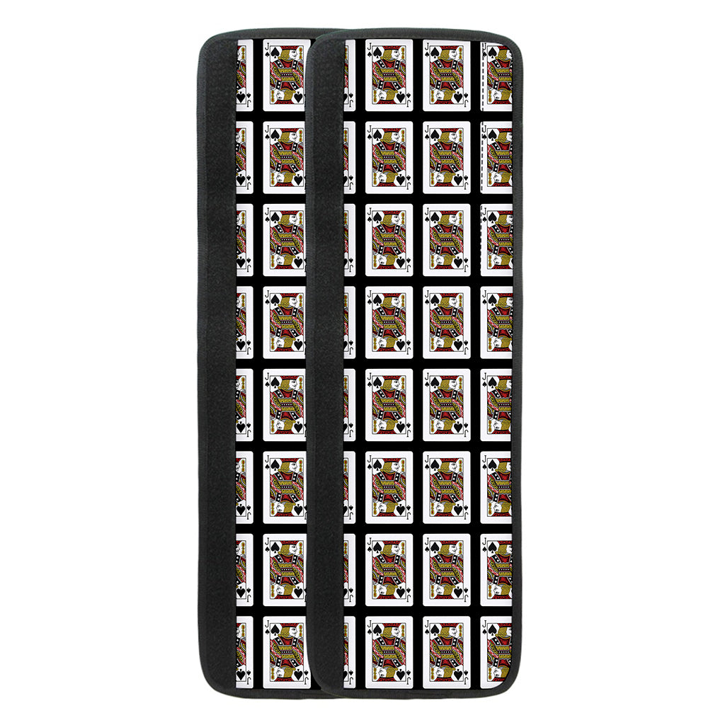 Jack Of Spades Pattern Print Refrigerator Handle Covers