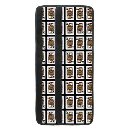 Jack Of Spades Pattern Print Refrigerator Handle Covers