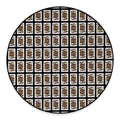 Jack Of Spades Pattern Print Round Floor Mat