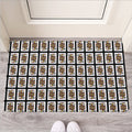 Jack Of Spades Pattern Print Rubber Doormat