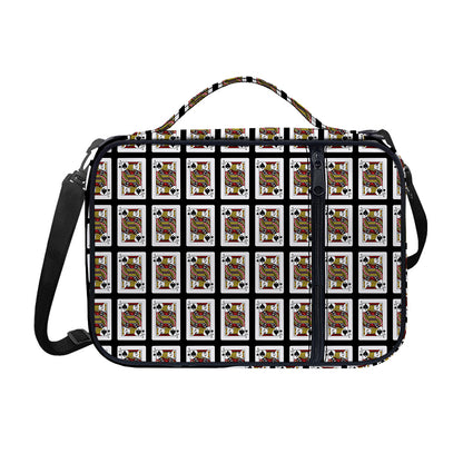 Jack Of Spades Pattern Print Shoulder Strap Bible Bag