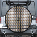 Jack Of Spades Pattern Print Tire Cover With Camera Hole