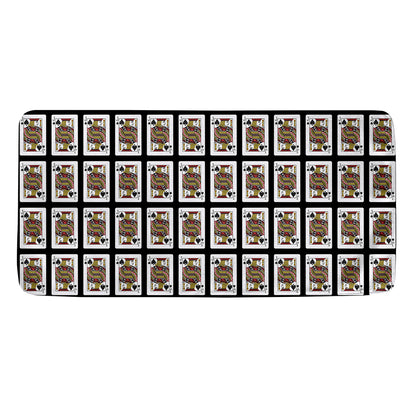 Jack Of Spades Pattern Print Towel