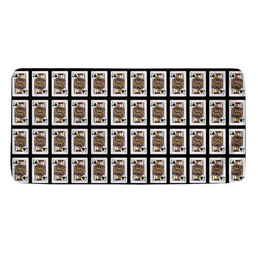 Jack Of Spades Pattern Print Towel