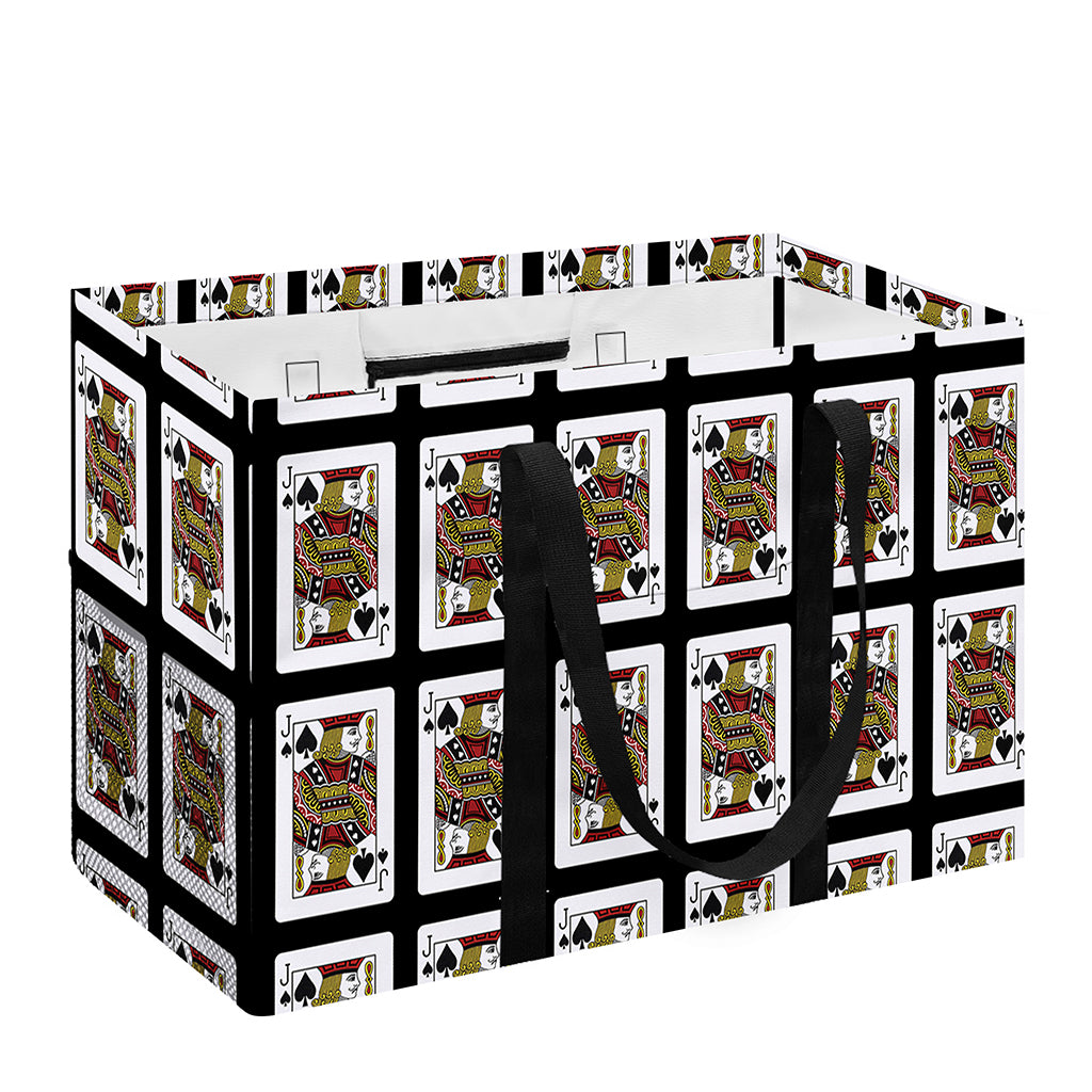 Jack Of Spades Pattern Print Utility Tote Bag