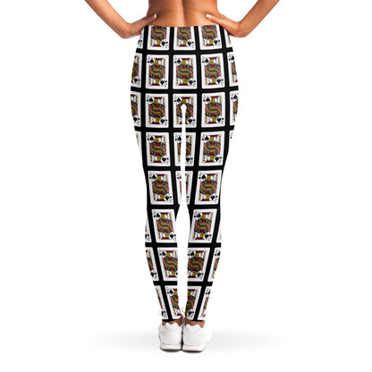 Jack Of Spades Pattern Print Women's Leggings