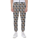 Jack Of Spades Playing Card Pattern Print Scuba Joggers