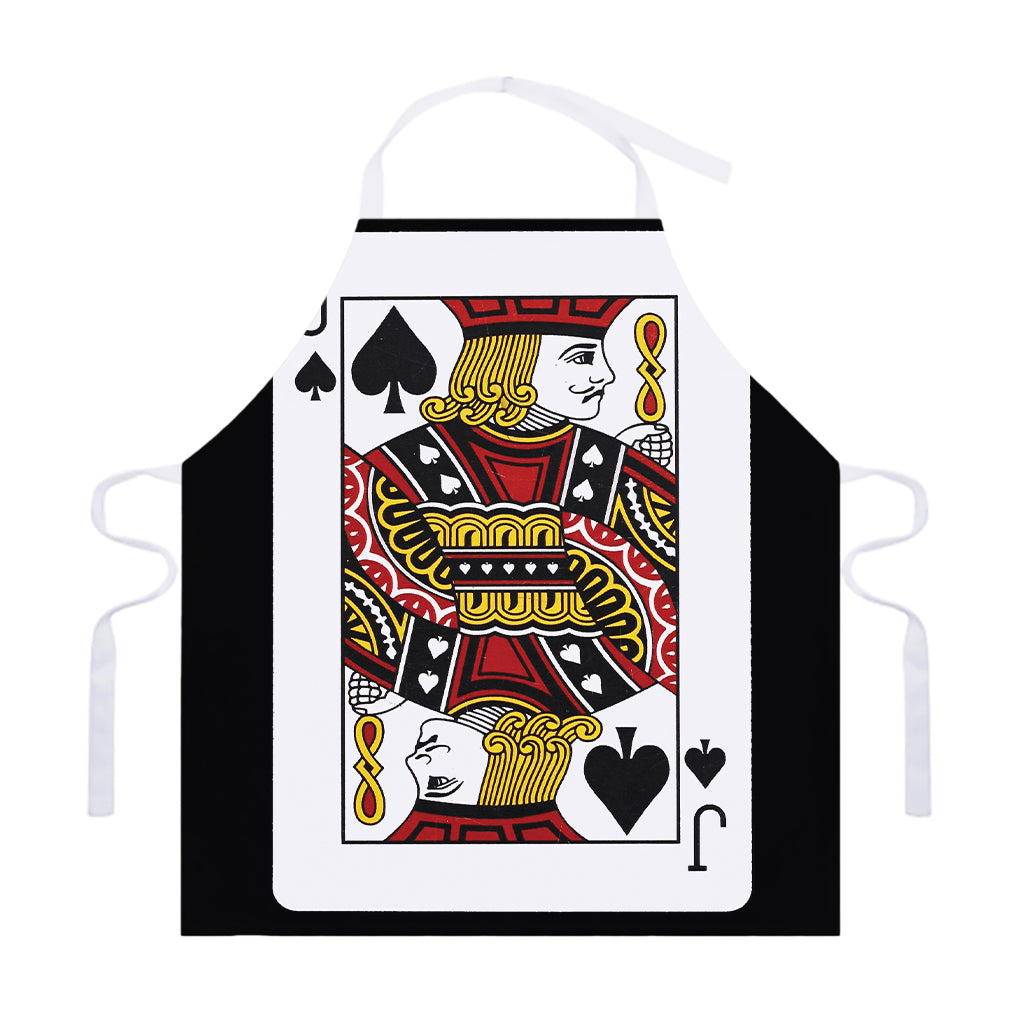 Jack Of Spades Playing Card Print Adjustable Apron