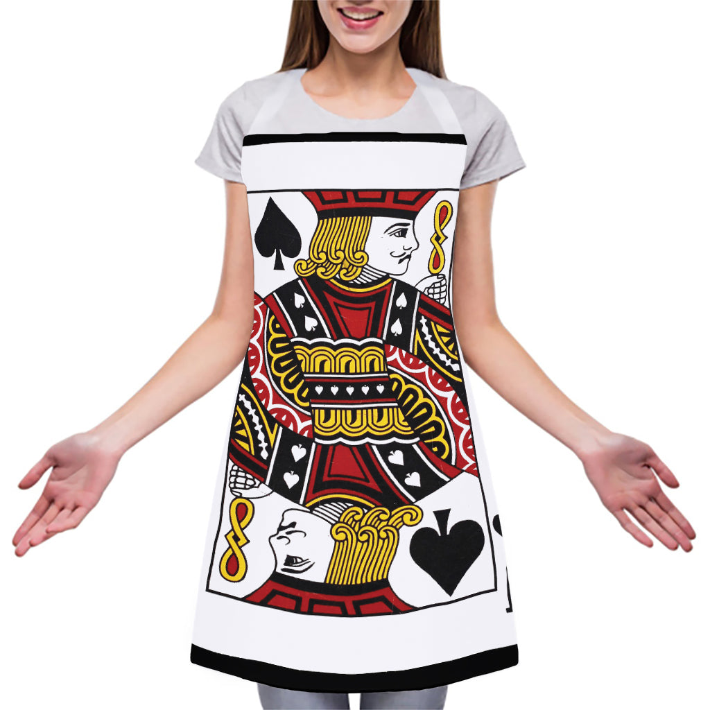 Jack Of Spades Playing Card Print Adjustable Apron