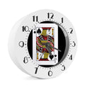 Jack Of Spades Playing Card Print Alarm Clock