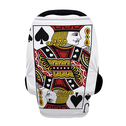 Jack Of Spades Playing Card Print Baby Seat Cover