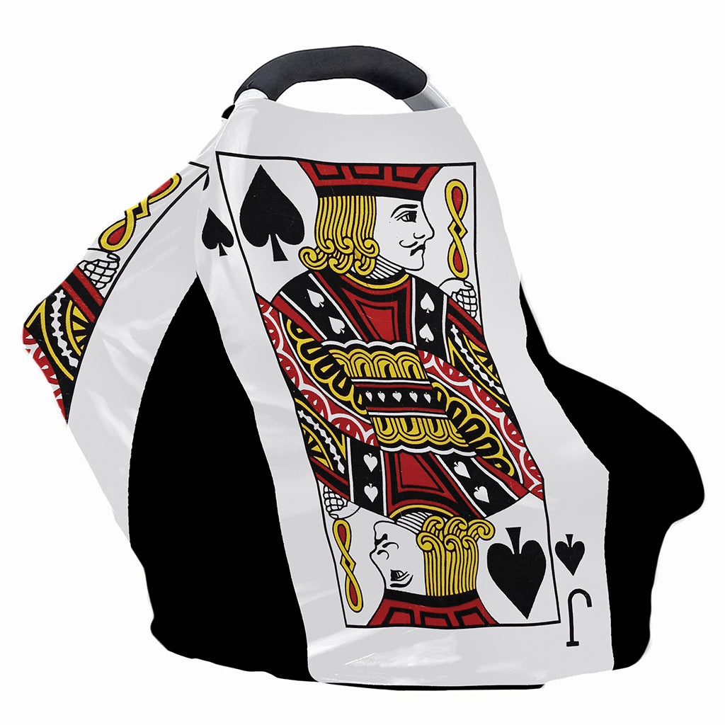 Jack Of Spades Playing Card Print Baby Seat Cover
