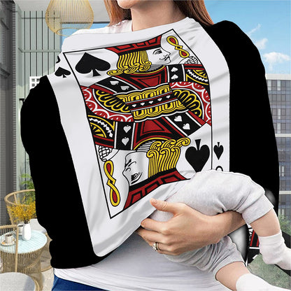 Jack Of Spades Playing Card Print Baby Seat Cover