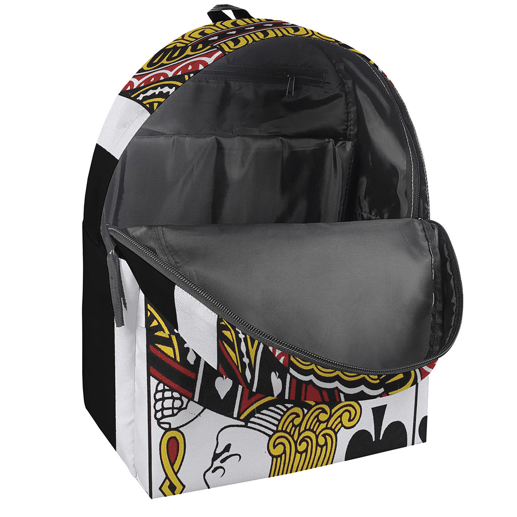 Jack Of Spades Playing Card Print Backpack