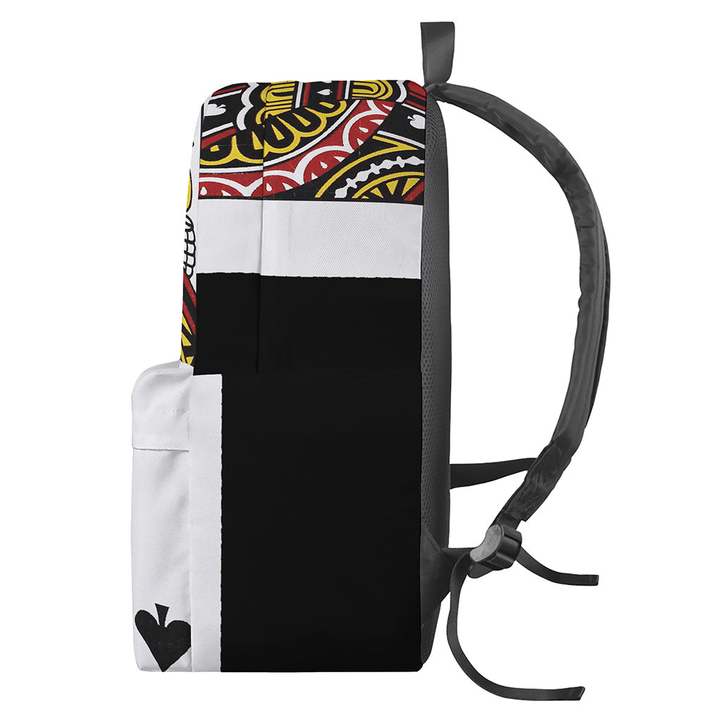 Jack Of Spades Playing Card Print Backpack