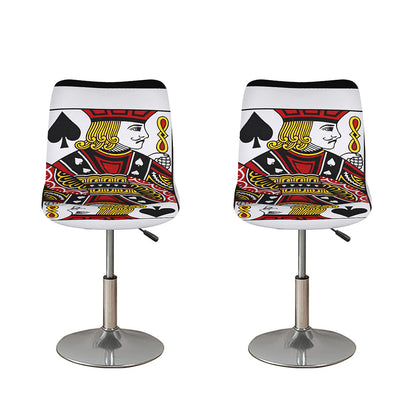 Jack Of Spades Playing Card Print Bar Stool Covers