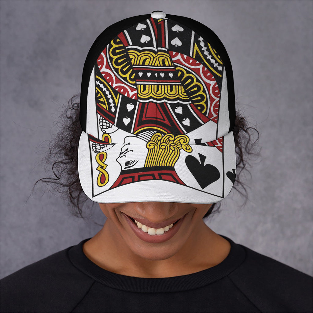 Jack Of Spades Playing Card Print Baseball Cap