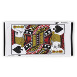 Jack Of Spades Playing Card Print Beach Towel
