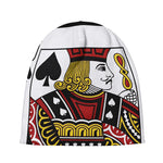Jack Of Spades Playing Card Print Beanie