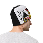 Jack Of Spades Playing Card Print Beanie