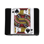 Jack Of Spades Playing Card Print Bifold Wallet