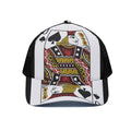Jack Of Spades Playing Card Print Black Mesh Trucker Hat