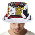 Jack Of Spades Playing Card Print Bucket Hat