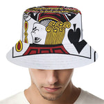 Jack Of Spades Playing Card Print Bucket Hat