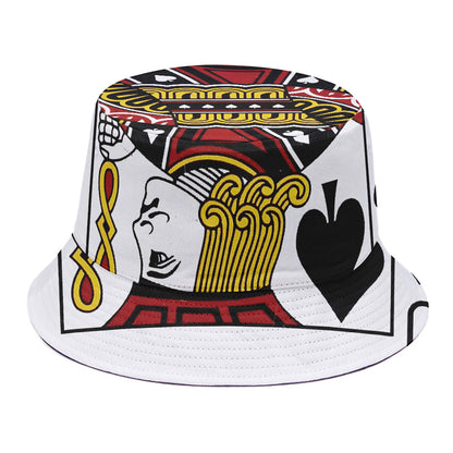 Jack Of Spades Playing Card Print Bucket Hat