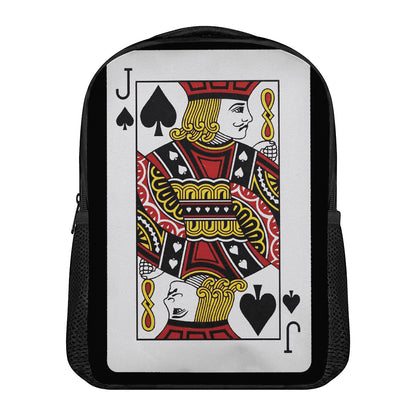 Jack Of Spades Playing Card Print Casual Backpack