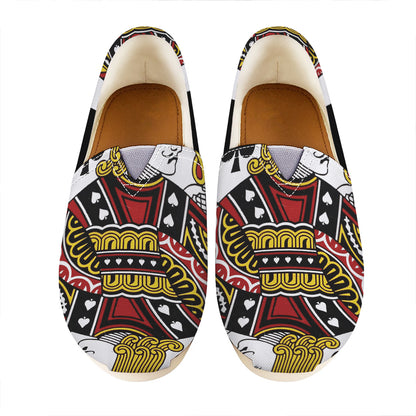 Jack Of Spades Playing Card Print Casual Shoes