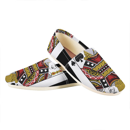 Jack Of Spades Playing Card Print Casual Shoes