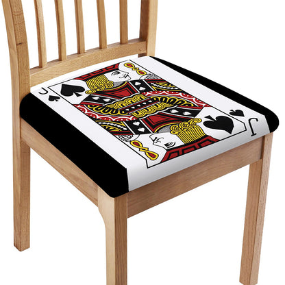 Jack Of Spades Playing Card Print Chair Cushion Cover