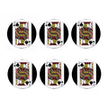 Jack Of Spades Playing Card Print Coaster Set