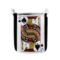 Jack Of Spades Playing Card Print Collapsible Laundry Basket